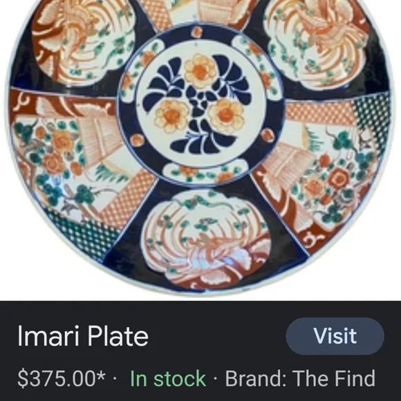 Japanese Imari Antique Plate